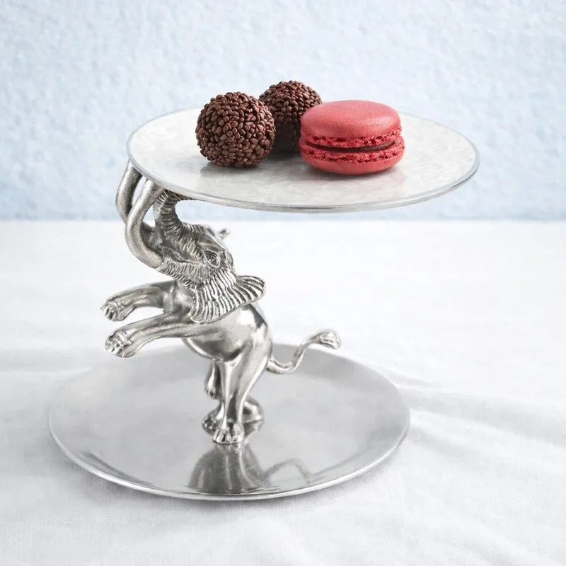 JungleServe Elephant Aluminum Serving Platter media 5