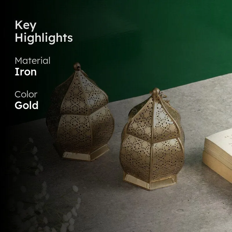 Morrocan Lantern Glow Candle Holder - Set Of Two media 2