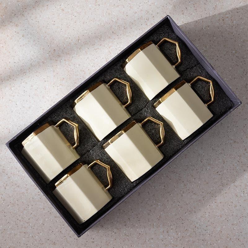 Venzor Porcelain Tea Cup (190 mL Each) -  Set of Six media 5