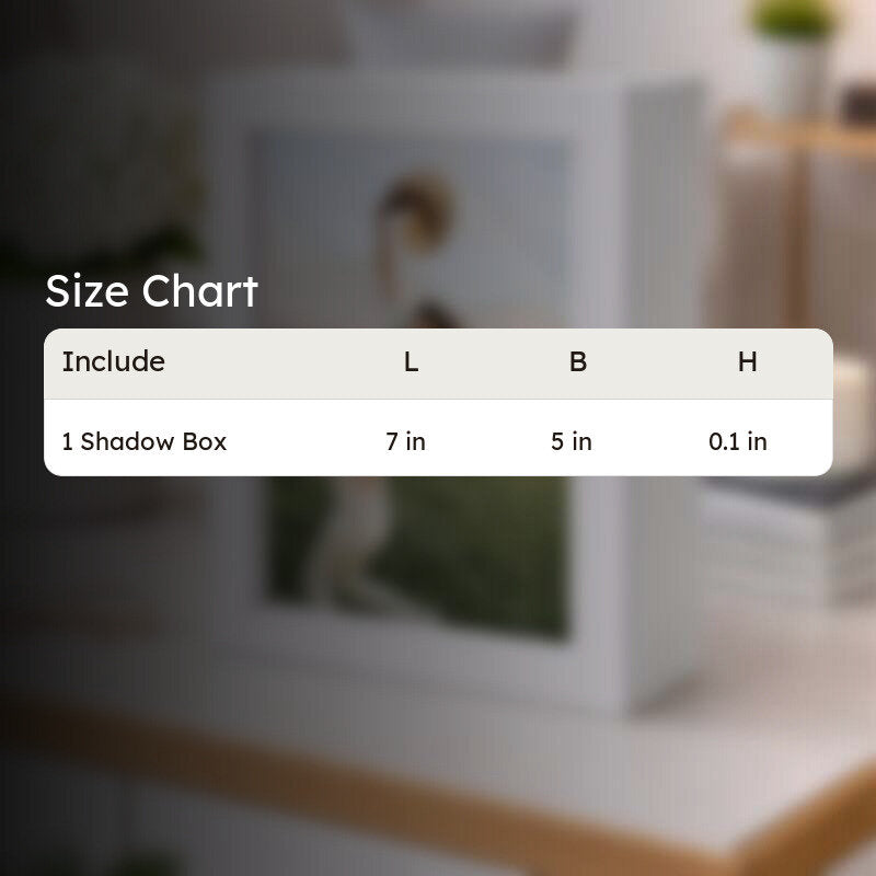 ClassicForm MDF Shadow Box - White media 6