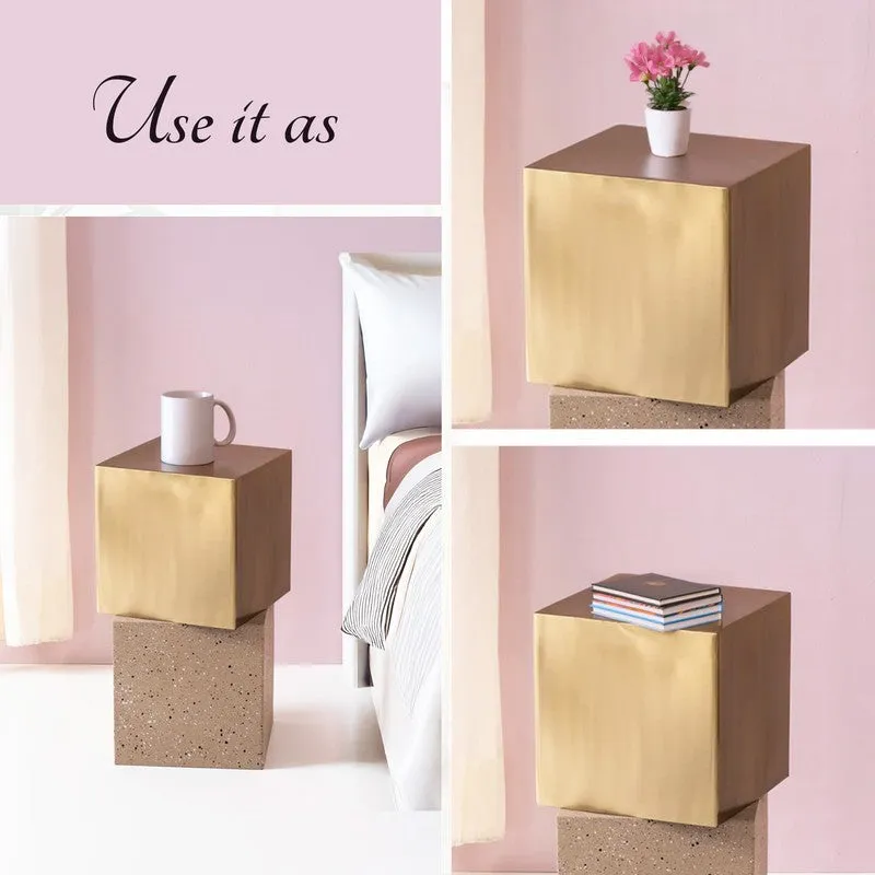 Espresso Center Table - Gold media 3