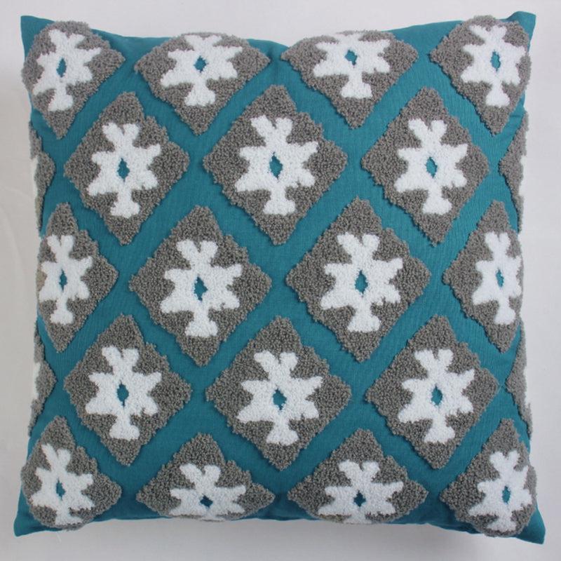 Verse & Rhythm Tufted Cotton Cushion Cover - Set Of Two media 4