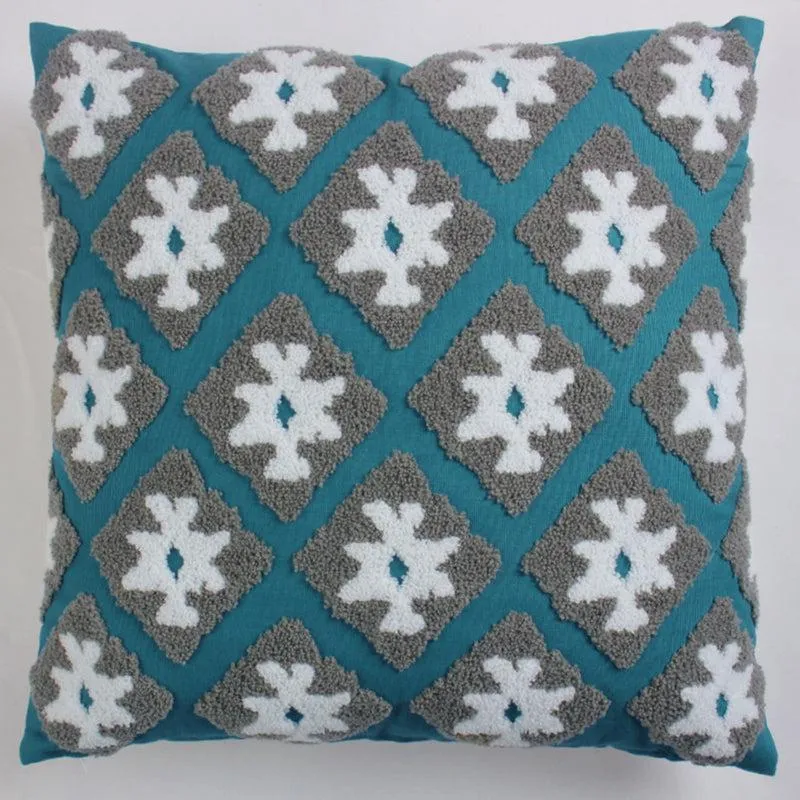 Verse & Rhythm Tufted Cotton Cushion Cover - Set Of Two media 4