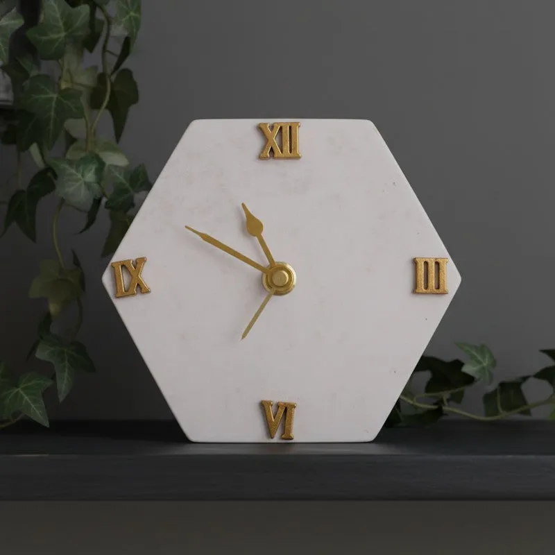 Momentis Hexagon Table Clock media 1
