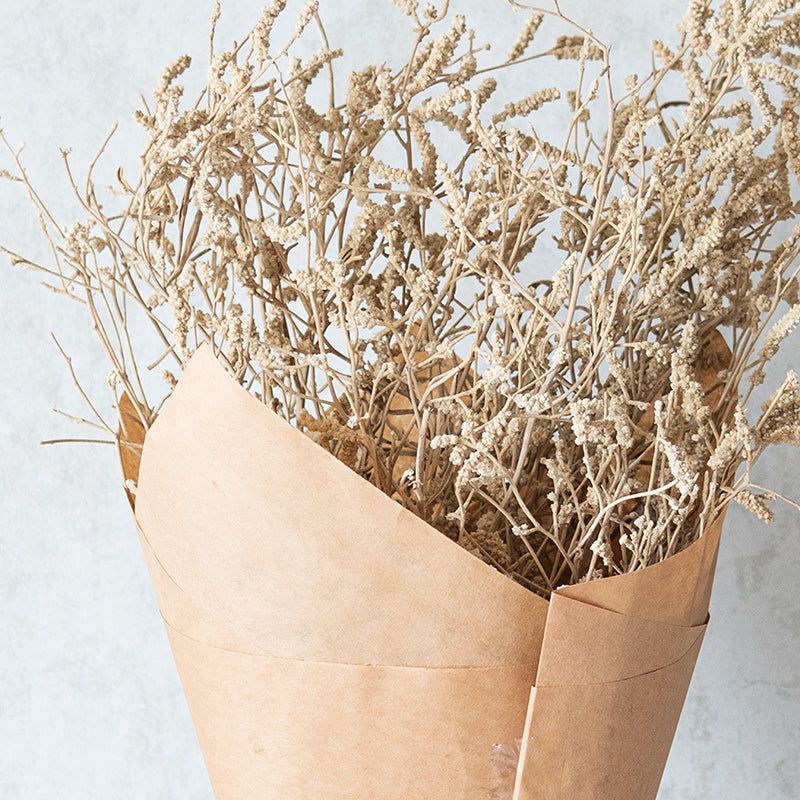 Ariel Dried Statice Flower Bunch media 4
