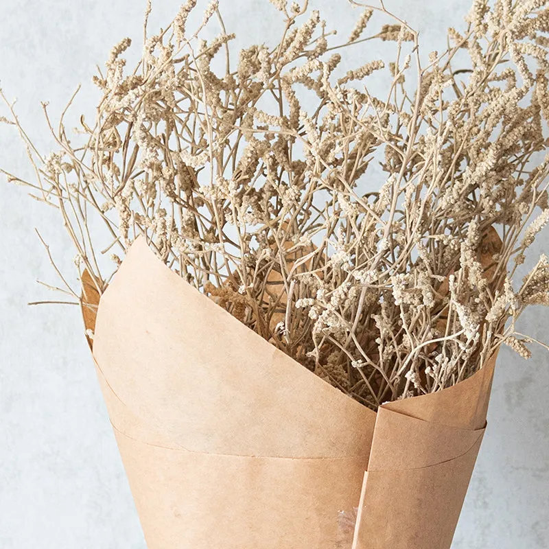 Ariel Dried Statice Flower Bunch media 4