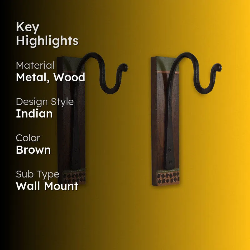 Raaga Wall Hooks - Set of Two - 2