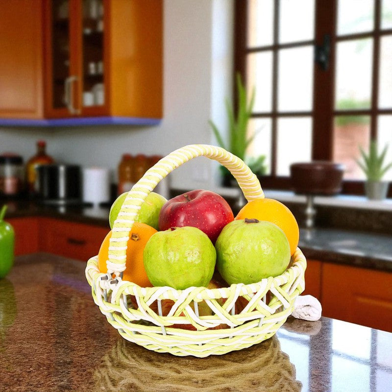 Fresh Bloom (Raffia,Metal) Fruit Basket media 5