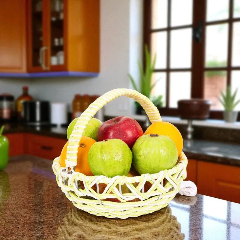 Fresh Bloom (Raffia,Metal) Fruit Basket media 5