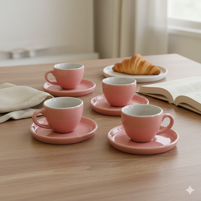 Misty Morn Cup & Saucer (180 Ml) - Eight Piece Set