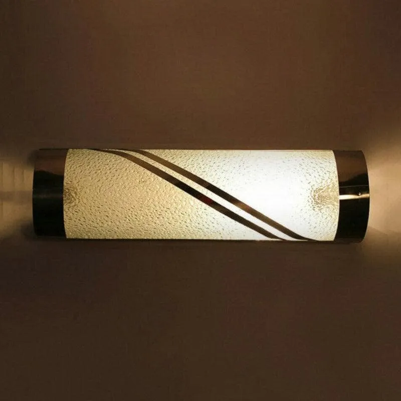 Amber Glass & Metal Wall Lamp media 3