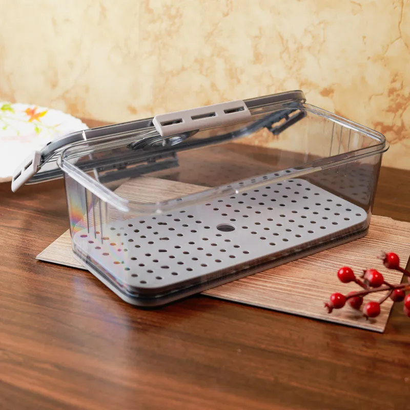 Freshsta Fridge Container (4000 mL)  - Transparent & Grey media 7