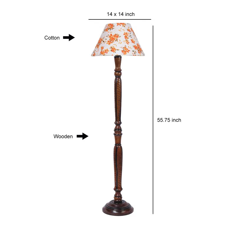 Ibis Hima Vintage Wooden Floor Lamp media 7