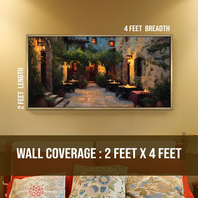 GoldenHush Canvas Wall Painting With Frame media 9