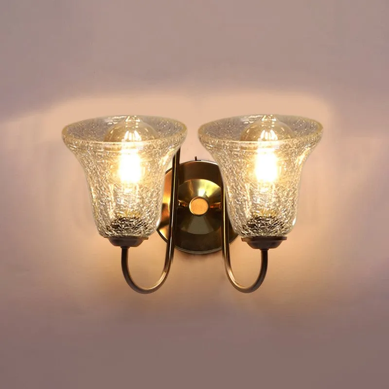 Lucent Glow Dual Shade Glass Wall Lamp media 7