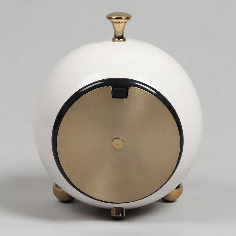 Annum Analog Table Clock - White media 4