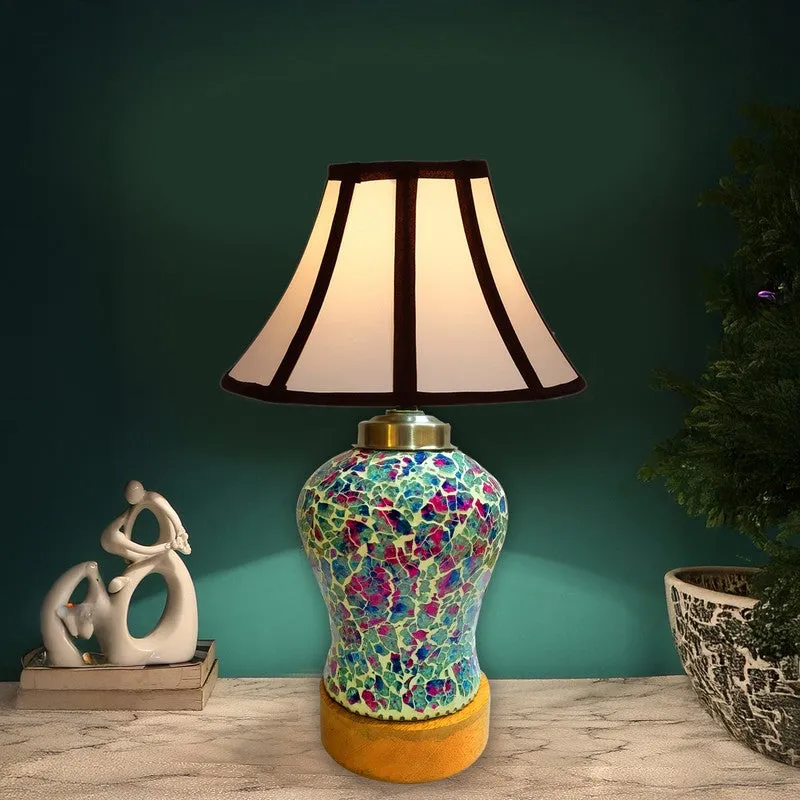Floranisse Wooden Table Lamp - Multicolor media 1