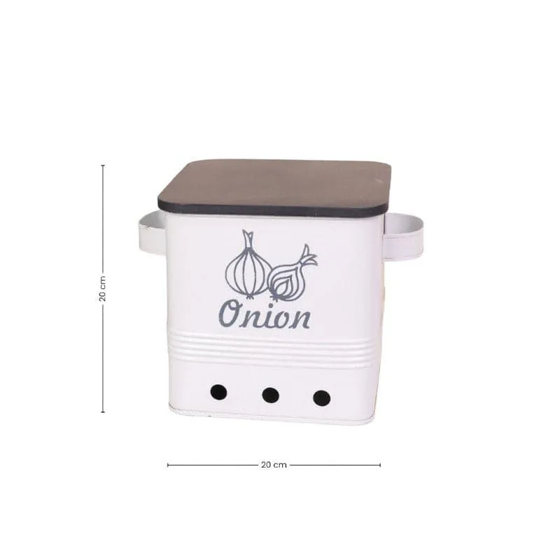 Ferrous Fun Onion Storage Box - Grey - 10 L media 5