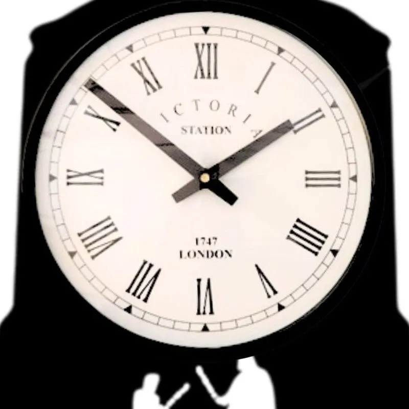 Sheriff Steel Analog Wall Clock - Black media 5