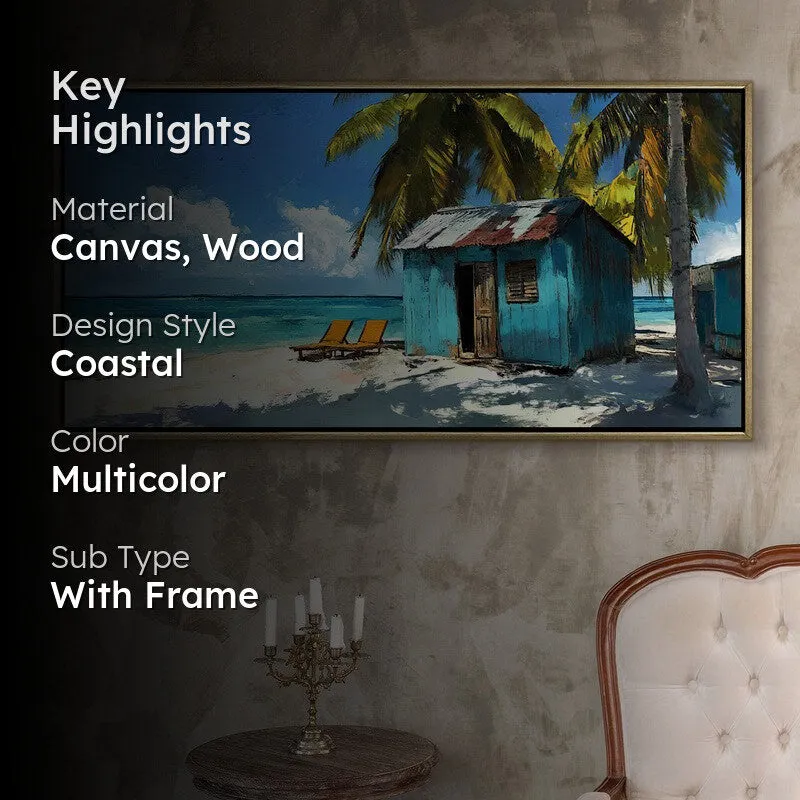 Haven Canvas Wall Painting With Frame media 2