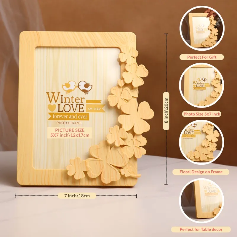 Framezaa Display Photo Frame - Beige media 8