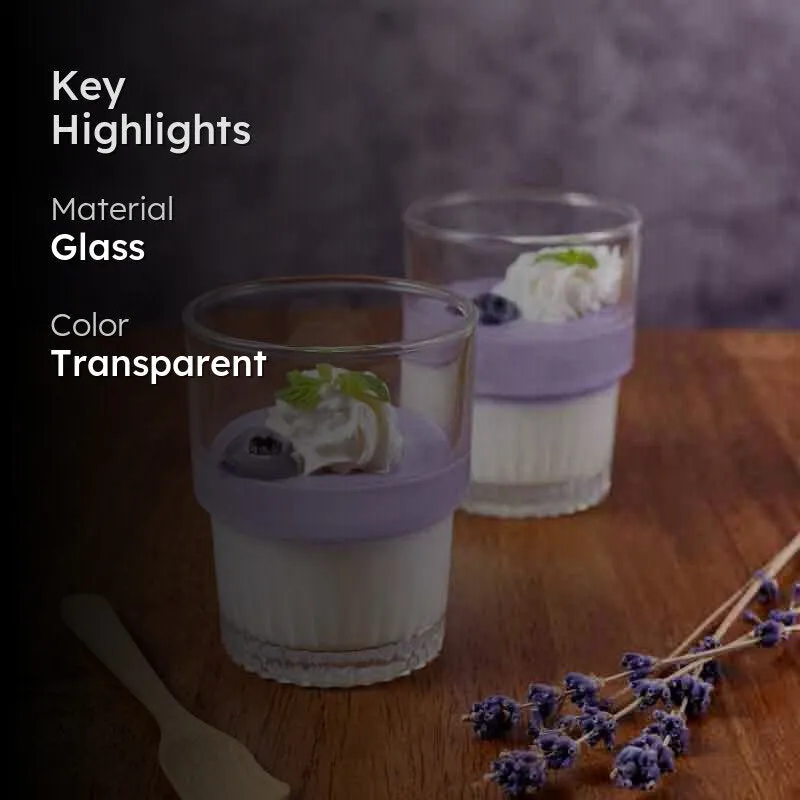 Crusoe Glass Tumbler (200 ml ) - Set of Twelve media 2
