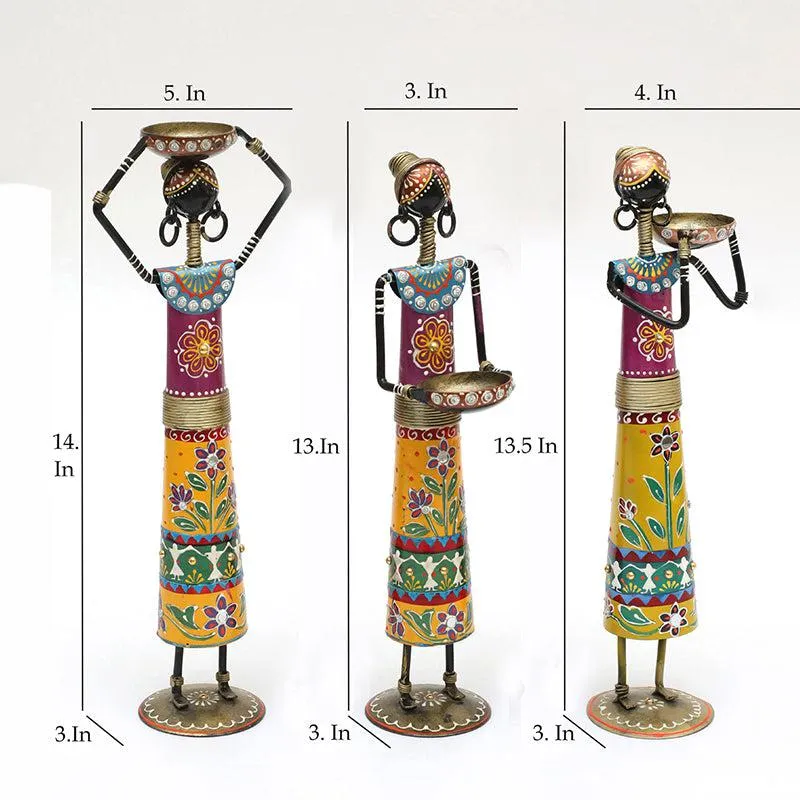 Darya Flora Wall Accent Tribal Showpiece media 4