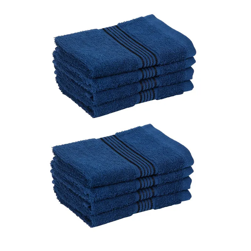 Bodil Face Towel (Blue) - Set Of Eight media 4