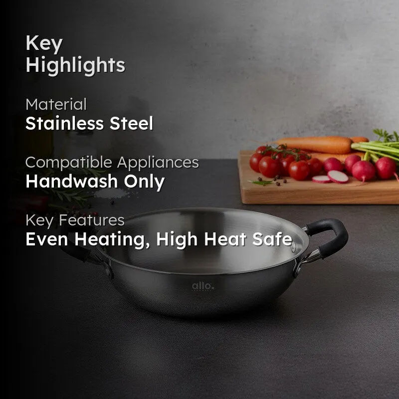 Blaze Induction Base Kadhai - 6800 mL media 2