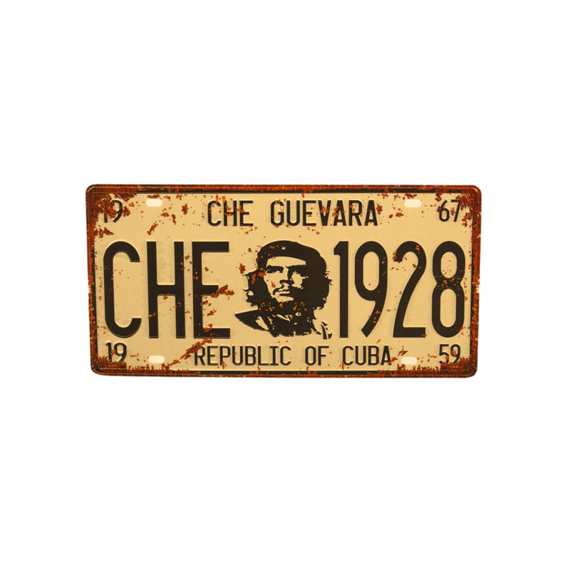 Che 1928 Number Plate Metal Wall Accent media 3