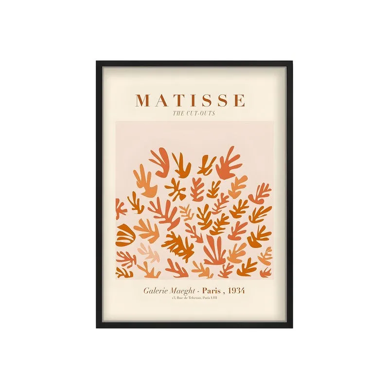 Botanical Rhythm Canvas Wall Painting With Black Frame media 3