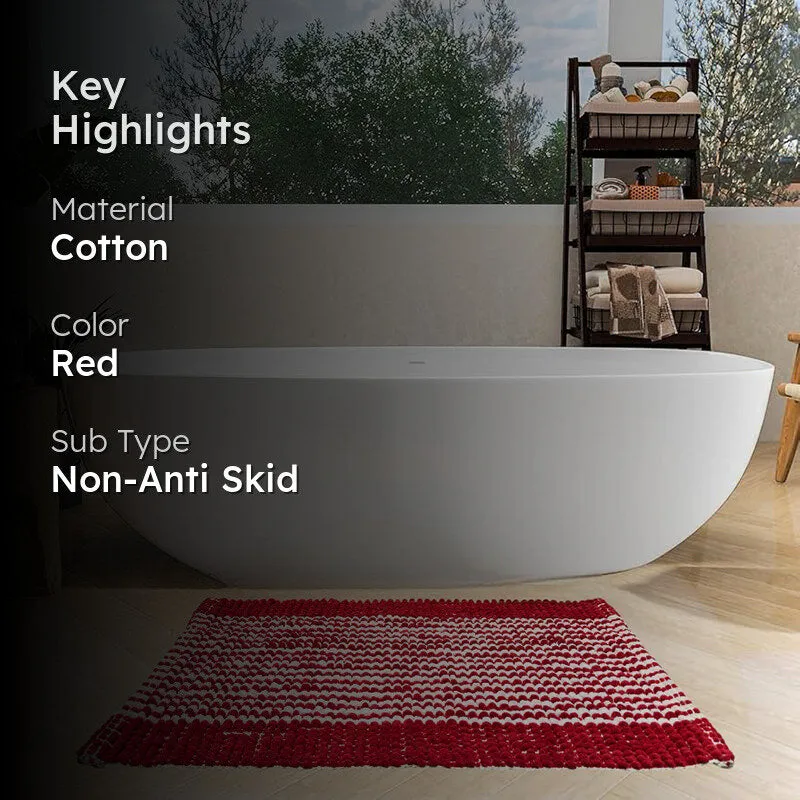 Lima Cotton Bath Mat - Red media 2