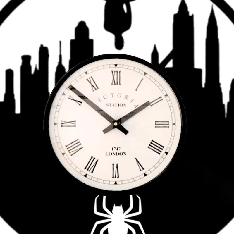 Spiderman Steel Analog Wall Clock - Black media 5