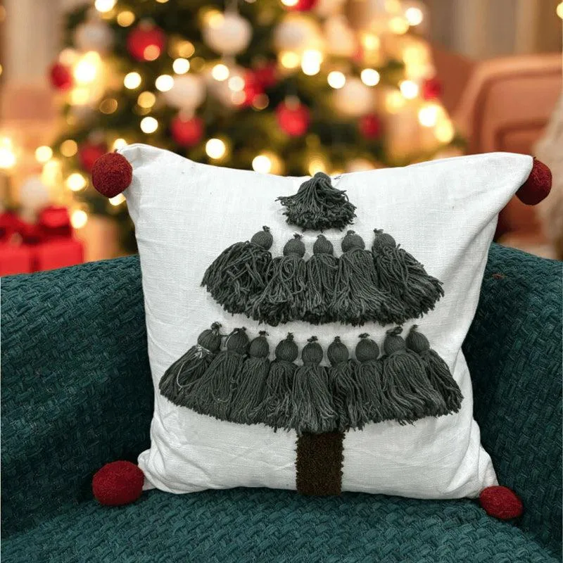 Sable Christmas Cotton Christmas Cushion Cover media 4