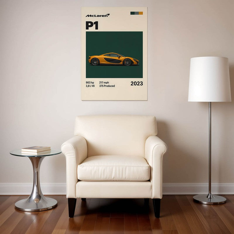 McLaren P1 Legacy Wall Poster