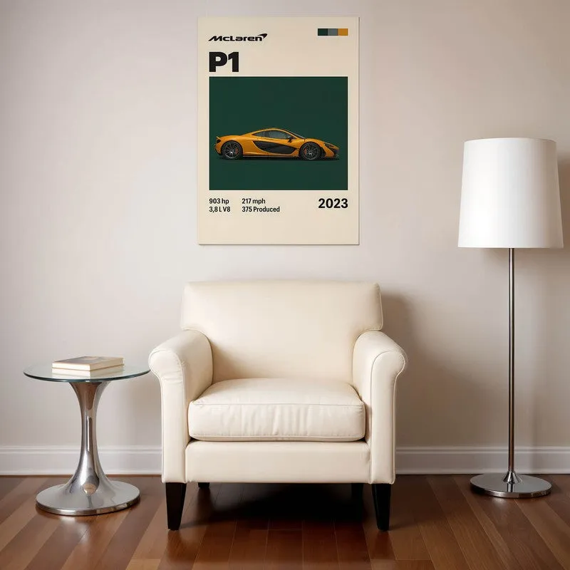 McLaren P1 Legacy Wall Poster media 1