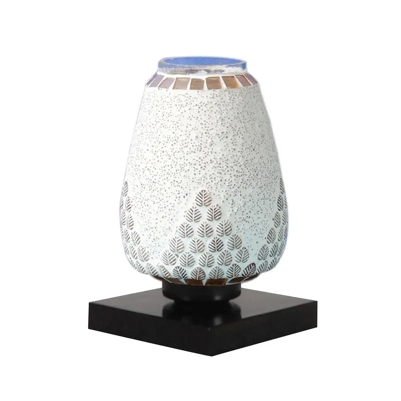 Aurielle Glass Table Lamp With Wooden Base media 6