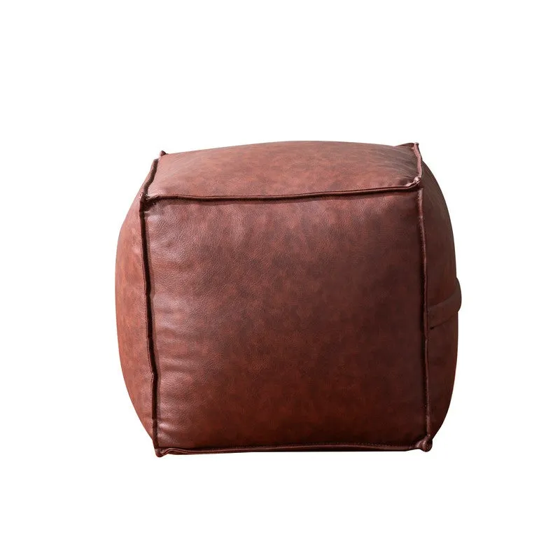 Clean Lines Pouffe - Brown media 8