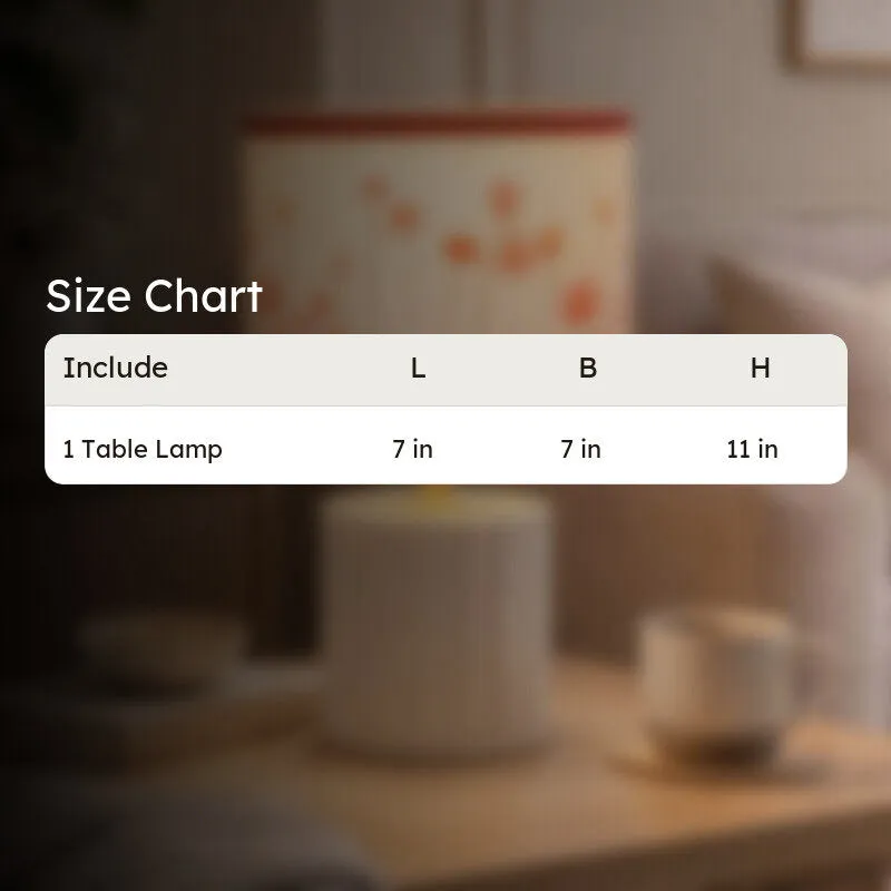 Arden Accent Cotton Table Lamp - Red media 8