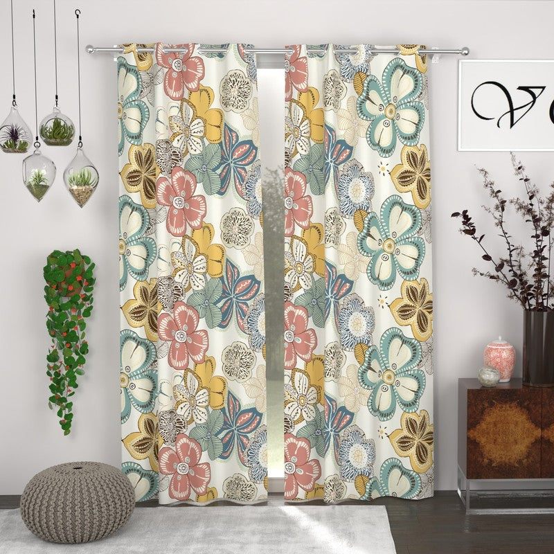 Petal Glow Curtains - Set of Two