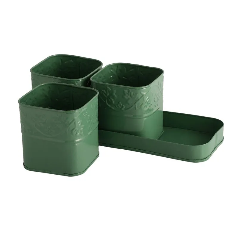CanopyCup Planters with Tray - Green media 6
