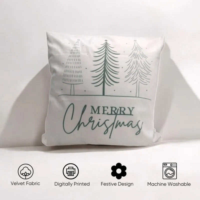 Sleek Noel Velvet Christmas Cushion Cover media 4