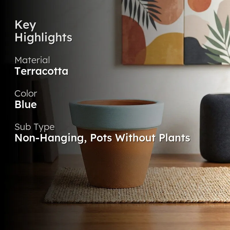 Pastel Mimic Planter - Blue media 2