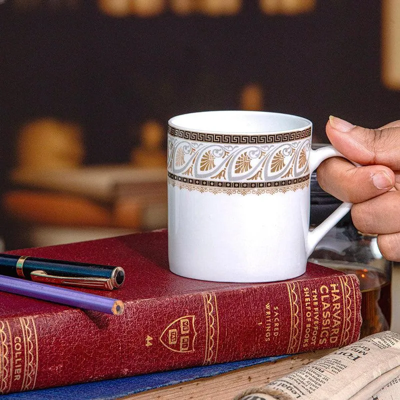 Sonaki Kerani Ethnic Bone China Tea Cup (210 mL Each) - Set Of Six media 1