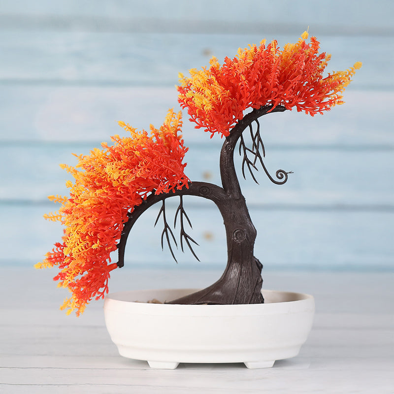 Flamara Artificial Plant With Black Plastic Pot