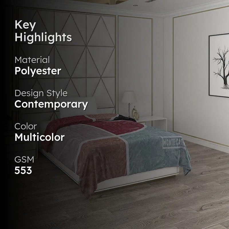 Monte Carlo Cozy Harmony Blanket - 553 GSM media 2