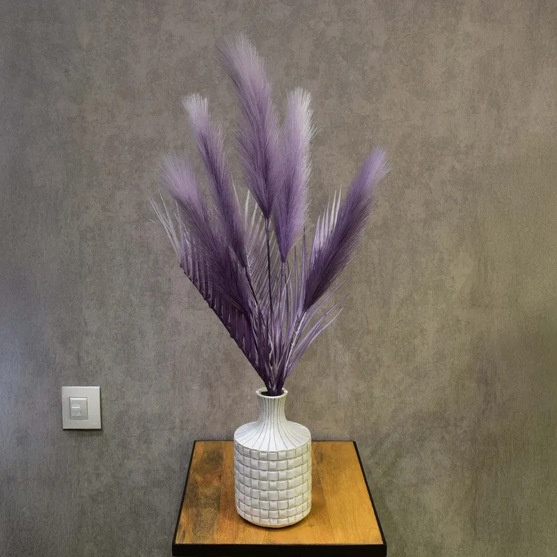 Real Look Artificial Pampas Flower - Purple media 1