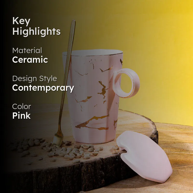 Goldira Glory Coffee Mug (Pink) - 400 mL media 2