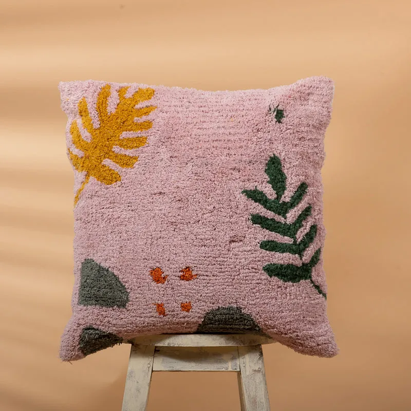 Ferna Tufted Cushion Cover - Pink media 1