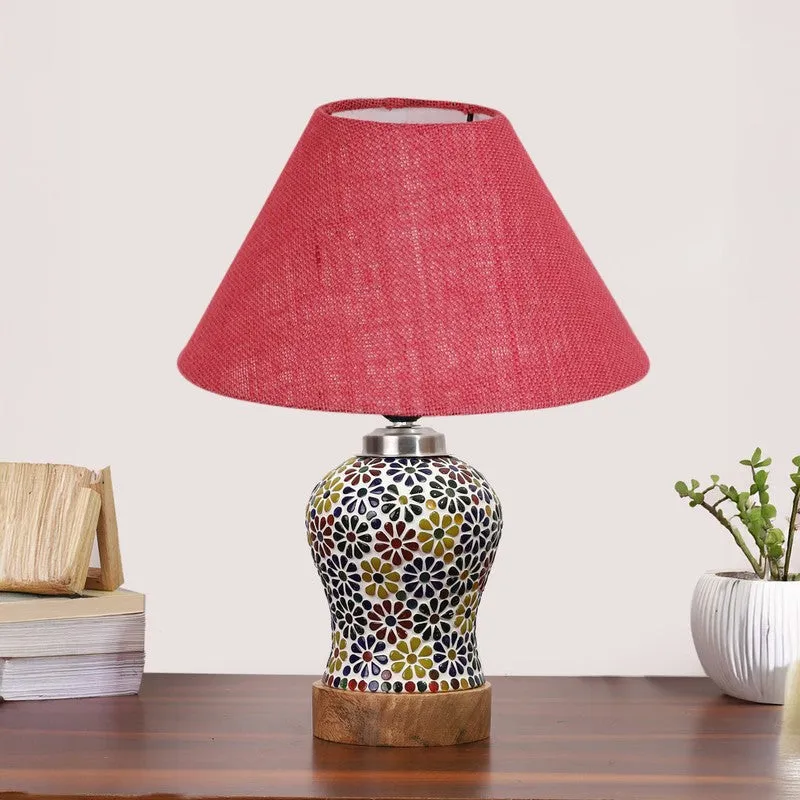 Loomelle Wooden Table Lamp - Multicolor media 4